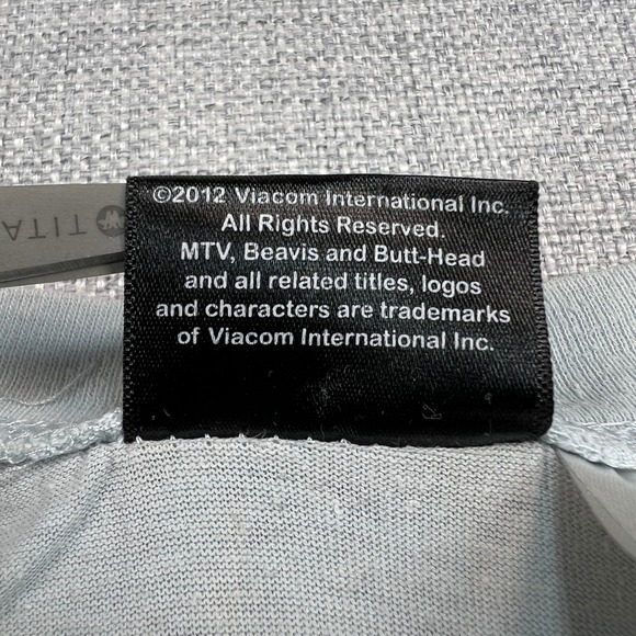 MTV Beavis and Butt-Head Men's Medium Graphic T-Shirt 2012 Retro Cartoon 90s - Picture 8 of 9